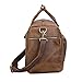 Polare 20'' Full Grain Cowhide Leather Weekender Duffle Bag Overnight Luggage Travel Duffel Bag For Men