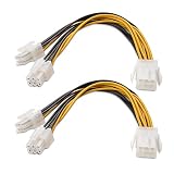 Cable Matters 2-Pack 6 Pin PCIe Splitter Cable (PCIe Power Splitter) - 6 Inches