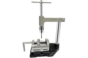 Adjustable Manual Vertical Tapping Machine for Tapping, .5mm to 10mm Hand Operated Tapping Device with Aluminum Alloy/Cast Ir