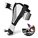 ELEWIUM Gravity Car Mount Universal Air Vent Cell Phone Holder iPhone Samsung LG HTC & Other Smartphone Devices-360° Rotating Joint & Adjustable Auto Clamping With Anti-Scratch Silicone Clips