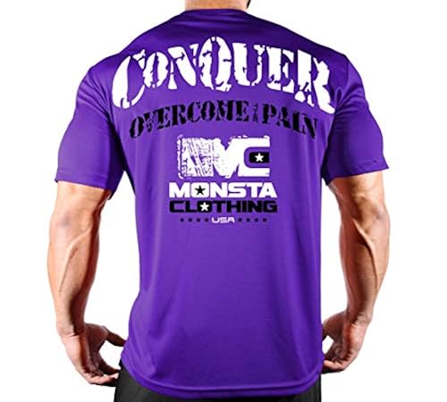 Conquer: Overcome The Pain-137: Poly-Dri T-Shirt in Kuwait Whizz