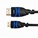 BlueRigger Mini HDMI to HDMI Cable (6FT, 4K 60Hz HDR, Bidirectional High Speed Cord, Ethernet, Audio Return) Compatible with DSLR Camera, Camcorder, Graphics/Video Card, Raspberry Pi Zero W