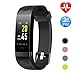 Letsfit Fitness Tracker Color Screen HR, Heart Rate Monitor Watch, IP68 Waterproof Activity Tracker, Step Counter, Bluetooth Sleep Monitor, 14 Sport Modes, Pedometer Watch for Men Women Kids