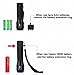 Bike Light Set, Bike Front Flashlight and Rear Bike Light, Super Bright and Waterproof LED Headlight and Taillight - Fits All Bikes