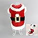 Idepet Santa Dog Costume Christmas Pet Clothes Winter Hoodie Coat Clothes for Dog Pet Clothing Chihuahua Yorkshire Poodle (XS)