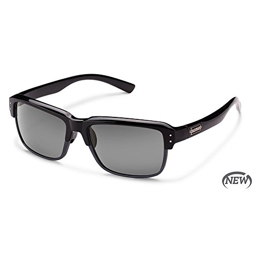 Suncloud optics port_o_call sunglasses(gray polarized,black)