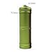 TeLe Xia 3pcs Waterproof Aluminum Pill Box Case Bottle Cache Drug Holder Keychain Container Color Random