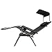 Abba Patio Oversized Recliner Zero Gravity Chair with Sunshade and Drink Tray