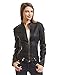 Come Together California CTC Womens Dressy Vegan Leather Biker Jacket