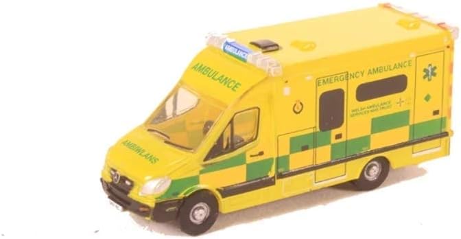 Oxford Diecast 1:148 Mercedes Ambulance Wales Collectable model NMA001, Green - Image 3