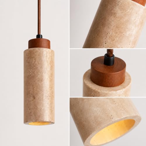 Lámparas colgantes de estilo wabi-sabi Japonesas,Regulable luz colgante de estilo retro con E26,Altura ajustable de 180cm,Iluminación colgante para islas de cocina,dormitorios y comedores (G)