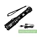 LE Super Bright LED Flashlight, Rechargeable and Waterproof Tactical Torch Light, 1040 Lumens CREE LED, Small, Adjustable Brightness, 6 Lighting Modes for Camping, Running and more