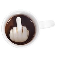 Thumbs Up UK Ceramic White Up Yours Mug