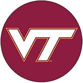 Virginia Polytechnic Institute VT Hokies Collegiate 3 Inch Round Magnet Officially Licensed Collegiate Product