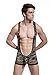 iYunyi Mens Camouflage Sexy Lingerie Bodysuit Wrestling Singlet Struggles