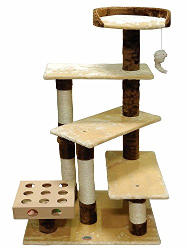 Go pet club iq busy box cat tree, 26" x 21" x 45"