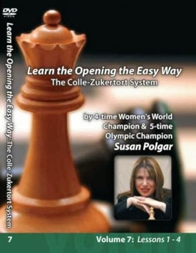 Susan Polgar: Winning Chess The Easy Way - Volume 7 -The Colle-Zukertort Opening Chess Opening Video on DVD