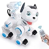 Toch RC Robot Dog, Cute Pets Smart Intelligent Walk Sing Dance Dog for Kids Toddler Birthday Gift