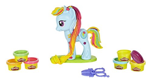 play doh rainbow dash style salon