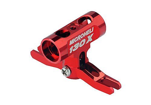 MICROHELI Precision CNC Aluminum Main Rotor Hub (RED) - Blade 130X