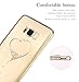 Galaxy S8 Plus Case, Diamond Crystals from Swarovski, Hard PC Transparent Bling Sparkly Back Phone Case for Samsung Galaxy S8 Plus 6.2 Inch