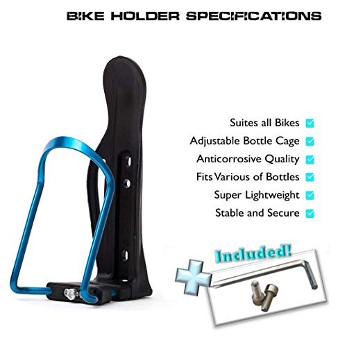 image for R.M.Stone Bike Water Bottle Cage - Adujstable,Easy to Set, Corrosion R