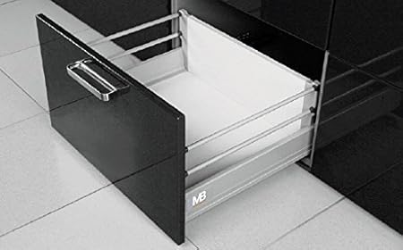 Soft Close Kitchen Drawer Runners System L 350mm Modern Box