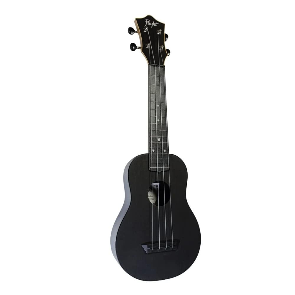 Flight TUS35 Black ABS Travel Ukulele