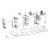 Brybelly Lot of 50 Clear Acrylic Poker Chip Spacers