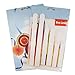OVEE LANDO 2 Set of 6 Vibrant Bright Colors Hanging Paper Fans Rosettes Party Decoration 8