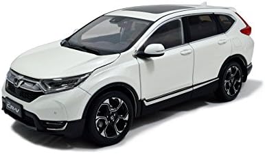 Honda CR-V 2017 1:18 Scale White Diecast Model Car Opened Doors By PaudiModel