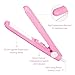 MaikcQ Food Bag Heat Sealer Handheld Mini Sealing Machine for Airtight Food Storage Smart Control Corrugated Suspension Heating Sheet Hand Pressure Sealing Machine with 43.3 inches Cable - Pink