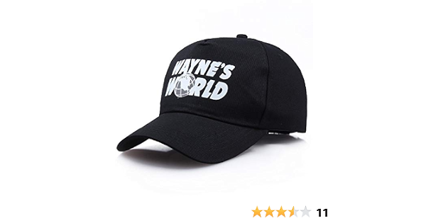World Cap Hat Black Baseball Cap 