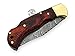 Dollar Wood 6.5'' 100% Handmade Damascus Steel Folding Pocket Knife 100% Prime Quality Back Lock