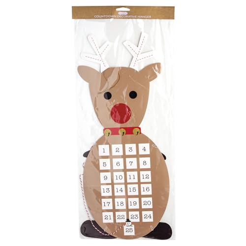 Mud Pie Christmas Reindeer Countdown Door Hanger