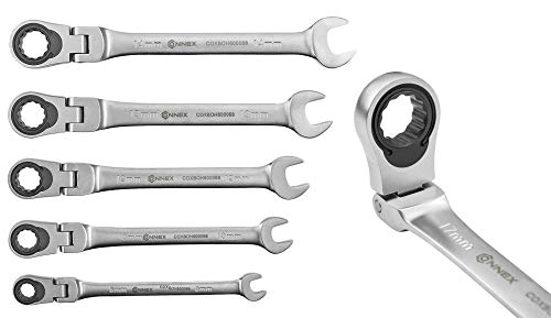 Connex Bit- und Steckschlüssel-Satz 68-teilig - 1/4" & 1/2" - Inkl. Gelenkratschengabelschlüssel - Im Kunststoffkoffer - Für Montage- & Schraubarbeiten / Stecknuss-Set / Werkzeugkoffer / COXBOH600068 – Bild 7
