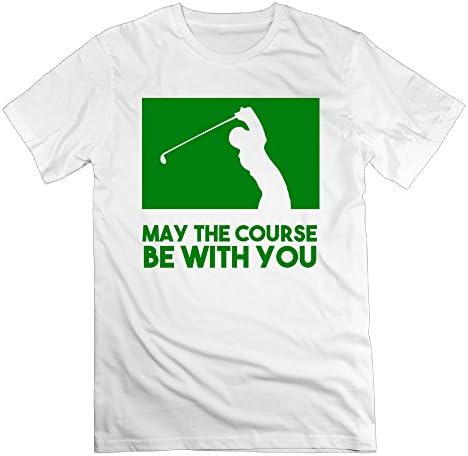 MAY THE COURSE BE WITH YOU GOLF Comfortable T Shirt For Male