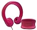Kidrox Wired Kids Headphones, Volume Limited with Padded Cushions and Removable Size-Adjuster, Safe for Children (Pink)