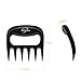 Meat Claws, PAPAYAY Meat Forks Solid BBQ Bear Claws Pulled Pork Shredder Claws Barbecue for Shredding Handling & Carving Food - Dishwasher Safe (Set of 2, Black)
