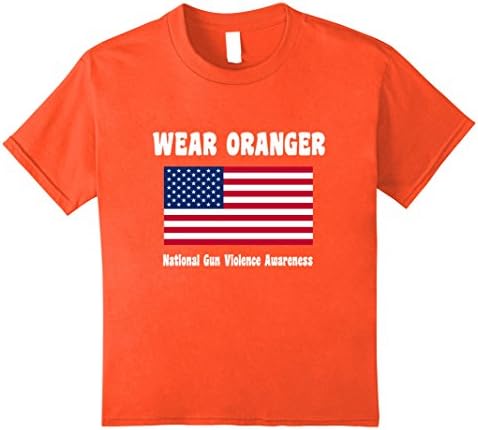 unisex-child Wear Orange - National Gun Violence Awareness  T-shirt 12 Orange