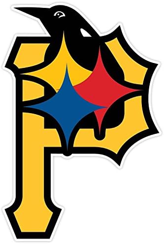 Pittsburgh Fan Sport Custom Logo 3 in 1 (Bumper Sticker for Windows, Cars, Trucks, Laptops) (4" x 6")