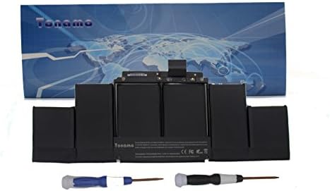 Tonamo New Replacement Laptop Battery A1417 Compatible with Apple MacBook Pro 15 Inch Retina A1398 (Only fit 2012 Early 2013 Version),fit ME665LL/A MC975LL/A MC976LL/A(2 Year Warranty 10.95V 95Wh