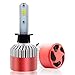 Rigidhorse H1 LED Headlight Bulb with Conversion Kit High Beam Lighting Pattern 84W 8000LM 6500K Cool White Cree LED
