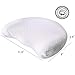 Flat Head Baby Pillow | Baby Head Shaping Pillow | Memory Foam Baby Pillow Cotton Cover & 2 Bamboo Pillowcases | Keep Baby's Head Round |Infant Pillow to Prevent Flat Head Syndrome in Infant Newborns