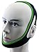 Anti Snore Chin Strap by NONPAREIL - Quieter Nights for Mouth Breathers and Their Companions, Lucky Green (Regular 27