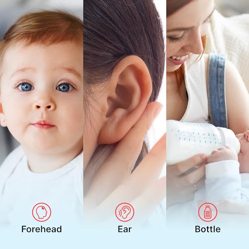 ThermoPRO 3in1 Forehead, Ear, and Bottle Thermometer for Kids and