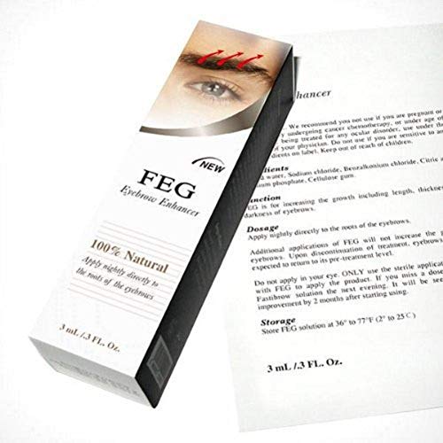 FEG Eyebrow Enhancer Growth Serum Liquid for Longer Thicker Darker Eyelash - 3 ml - Thumbnail 3