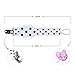Pacifier Clip by Wsky - 4 Pack, Best Pacifier Holder-2-Sided Stylish Design, Perfect Baby Shower Gift