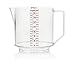Arrow Home Products 00029 Two Cup Measure, Clear with Read Engraved Graduates