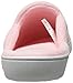 totes ISOTONER Womens Terry Scalloped Embroidered Clog Slippers, M, Pink